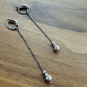 Elegant Silver Dangle Earrings